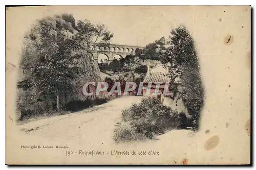 Cartes postales Roquefavour L'Arrivee du Cote d'Aix