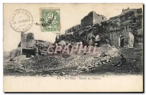 Cartes postales Les Baux Ruines du Chateau