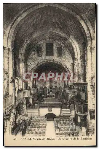 Cartes postales Les Saintes Maries Sanctuaire de la Basilique