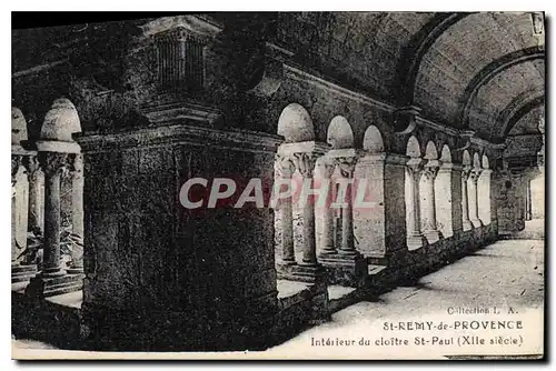 Ansichtskarte AK Saint Remy de Provence Interieur du Cloitre St Paul (XIIe siecle)