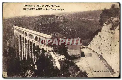 Ansichtskarte AK Environs d'Aix en Provence Roquefavour vue Panoramique