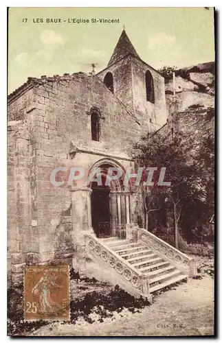 Cartes postales Les Baux l'Eglise St Vicent