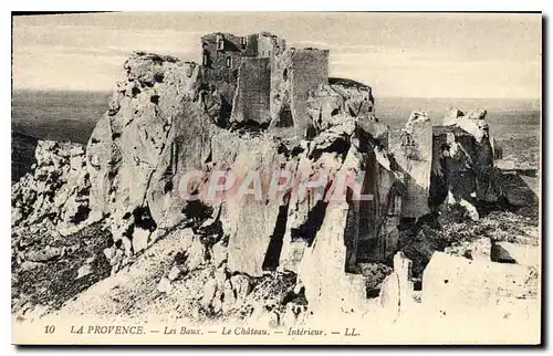 Cartes postales La Provence Les Baux Le Chateau Interieur