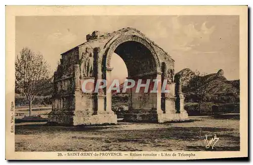 Cartes postales Saint Remy de Provence Ruines romaine L'Arc de Triomphe