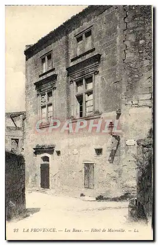 Cartes postales La Provence les Baux Hotel de Mainville