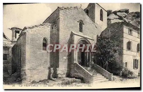 Ansichtskarte AK La Provence les Baux L'Eglise Saint Vincent