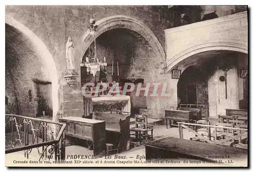 Cartes postales La Provence les Baux Eglise