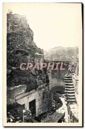 Cartes postales les Baux La Porte d'Eyguieres Escalier du corps de Garde