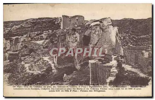 Cartes postales Le Provence les Baux Ruines du Chateau