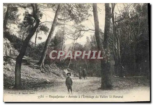 Cartes postales Roquefavour Arrivee a l'Ermitage du Vallon St Honorat