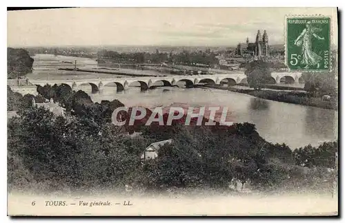 Cartes postales Tours Vue generale