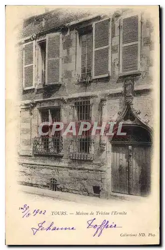 Cartes postales Tours Maison de Tristan l'Ermite