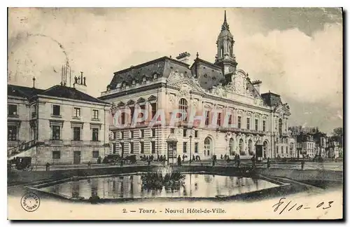 Cartes postales Tours Nouvel Hotel de Ville