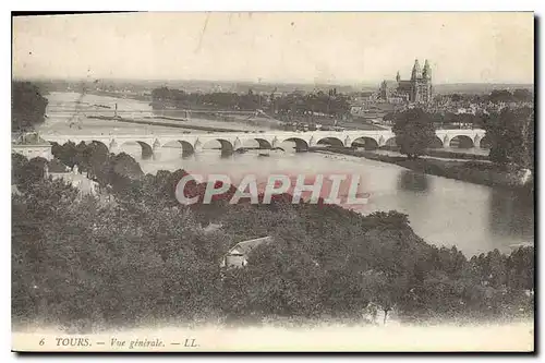 Cartes postales Tours Vue generale