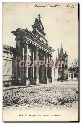 Cartes postales Tours Portail de l'Archeveche