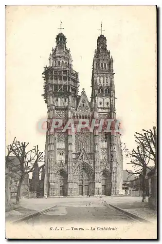 Cartes postales Tours La Cathedrale