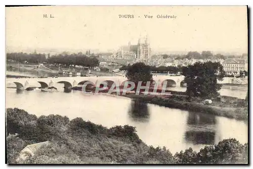 Cartes postales Tours Vue generale