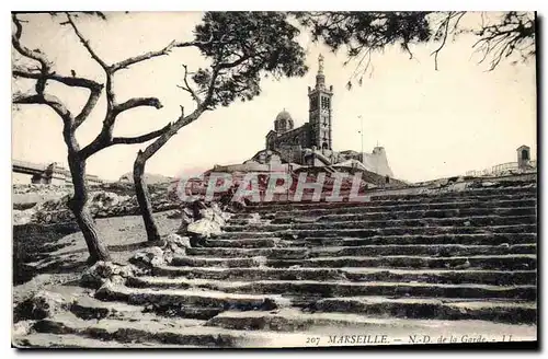 Cartes postales Marseille N D de la Garde