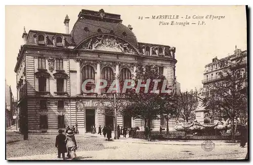 Ansichtskarte AK Marseille La Caisse d'Epargne