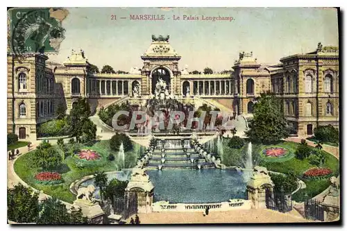 Cartes postales Marseille Le Palais Longchamp