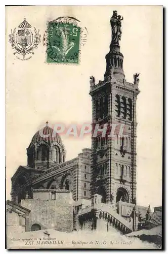 Cartes postales Marseille Basilique de N D de la Garde