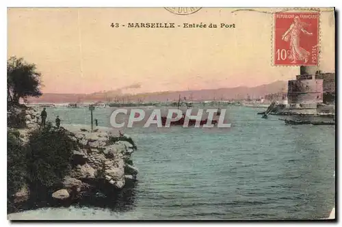 Cartes postales Marseille Entree du Port