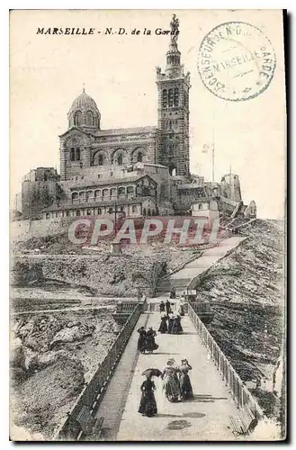 Cartes postales Marseille N D de la Garde