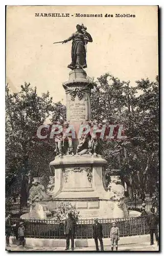 Cartes postales Marseille monument des Mobiles