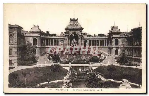 Cartes postales Marseille Le Palais Longchamp