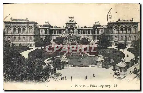 Cartes postales Marseille Palais Longchamp