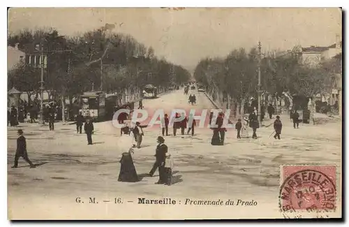 Cartes postales Marseille Promenade du Prado