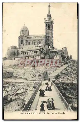 Cartes postales Marseille N D de la Garde