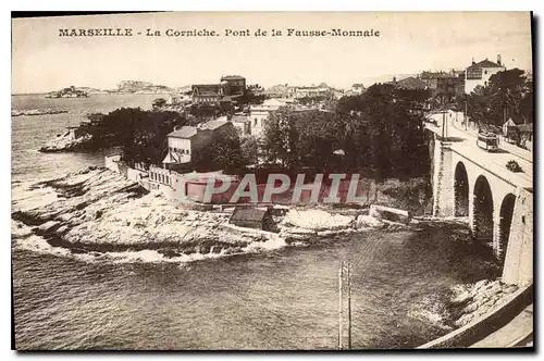 Cartes postales Marseille La Corniche Pont de la Fausse Monnaie