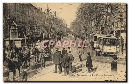 Cartes postales Marseille Le Cours Belsunce