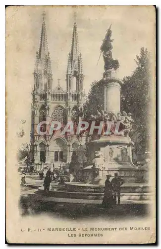 Cartes postales Marseille Le Monument des Mobiles les Reformes