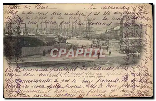 Cartes postales Marseille Le Quai de Rive Neuve