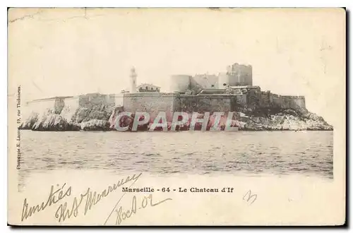 Cartes postales Marseille Le Chateau d'If