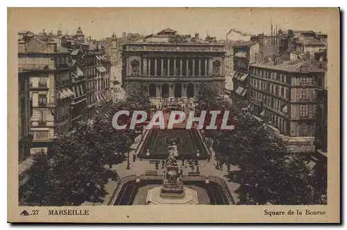 Cartes postales Marseille Square de la Bourse