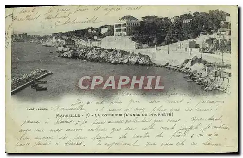 Cartes postales Marseille La Corniche (L'Anse du Prop)hete