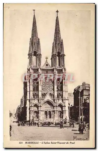 Cartes postales Marseille L'Eglise Saint Vincent de Paul