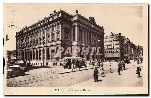 Cartes postales Marseille La Bourse