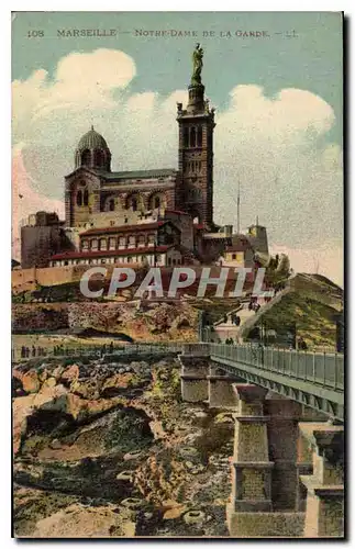 Cartes postales Marseille Notre Dame de la Garde