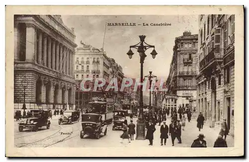 Cartes postales Marseille La Cannebiere