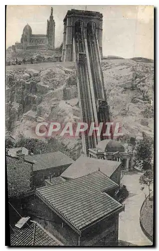 Ansichtskarte AK Marseille Les Ascenseur de Notre Dame de la Garde