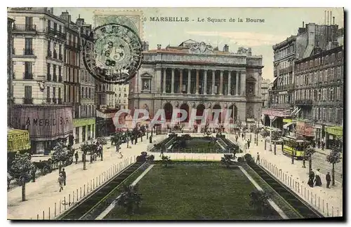 Ansichtskarte AK Marseille Le Square de la Bourse