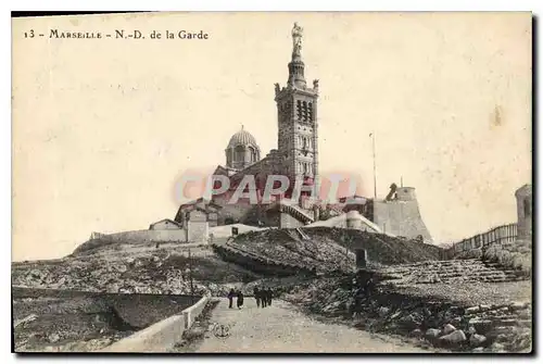 Cartes postales Marseille N D de la Garde