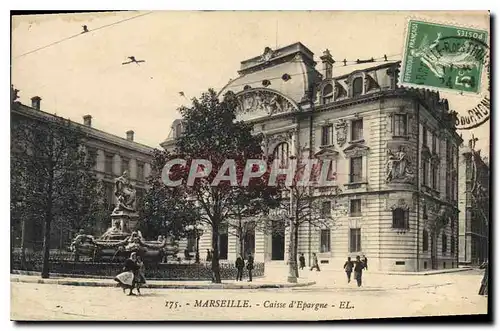 Cartes postales Marseille Caisse d'Epargne