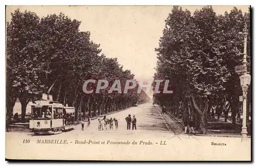 Cartes postales Marseille Rond Point et Promenade du Prado