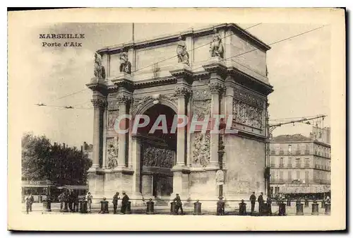 Cartes postales Marseille Porte d'Aix