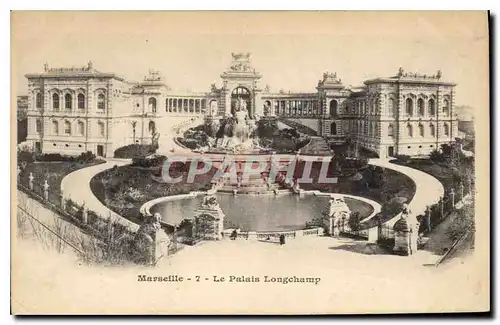 Cartes postales Marseille Le Palais de Longchamp